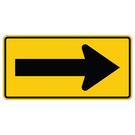 Sign Solutions Usa 24 in Height, 48 in Width, Aluminum, Horizontal Rectangle DUS08DYE4824W1-6